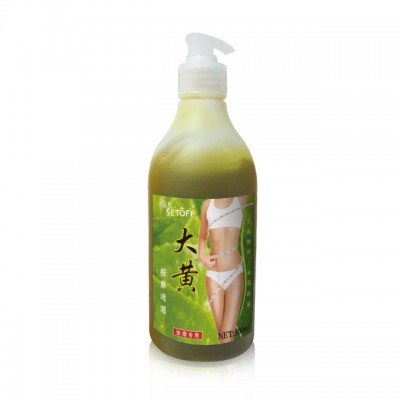 Natural plant Rhubard Slimming Gel for body massager